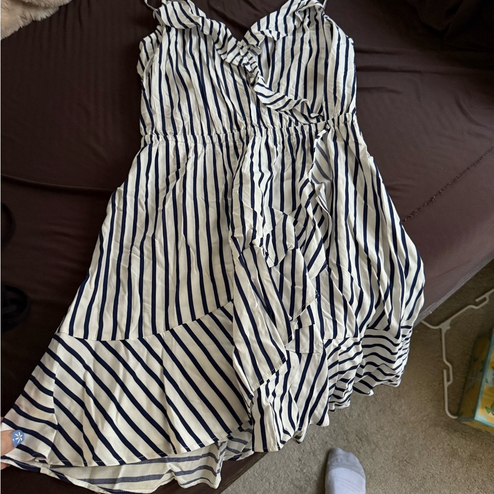 Striped Sleeveless Dress